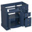 Meuble-lavabo de 36 po sans lavabo, meuble de rangement en bois massif, meuble-lavabo autoportant avec 3 tiroirs et tablette réglable-111541205-111541204
