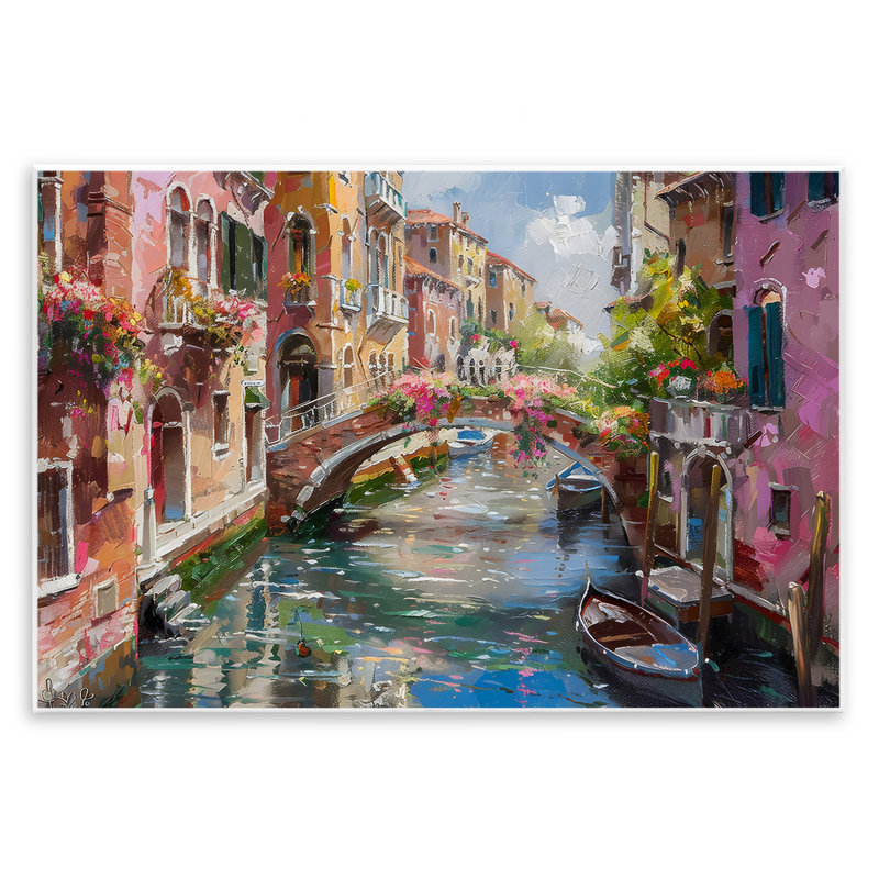 Plaque murale Reflections of Venice, design par LSR Creative Studio, H 10 po x l 15 po