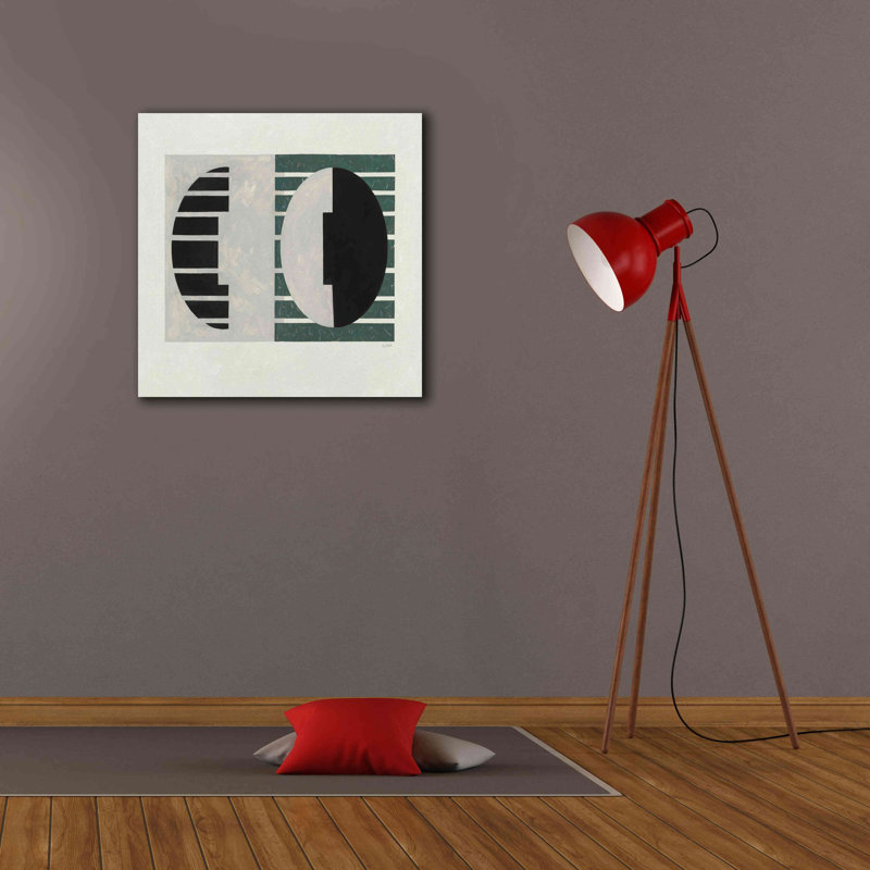 «Latitude Green» par Mike Schick, estampe numérique sur toile, 26 po x 26 po