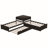 Twin L-shaped Platform Storage Bed-894628508