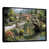 Toile avec cadre flottant noir