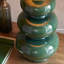 Monroe Table light Base finished in Green Glaze