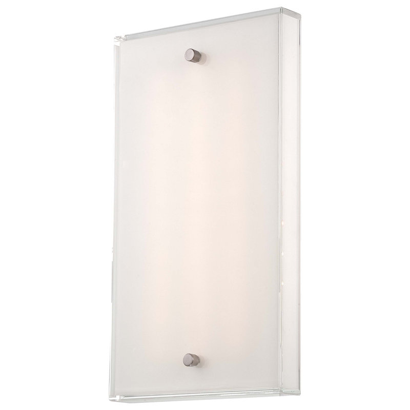 Farsund Steel LED Flush Mounted Sconce