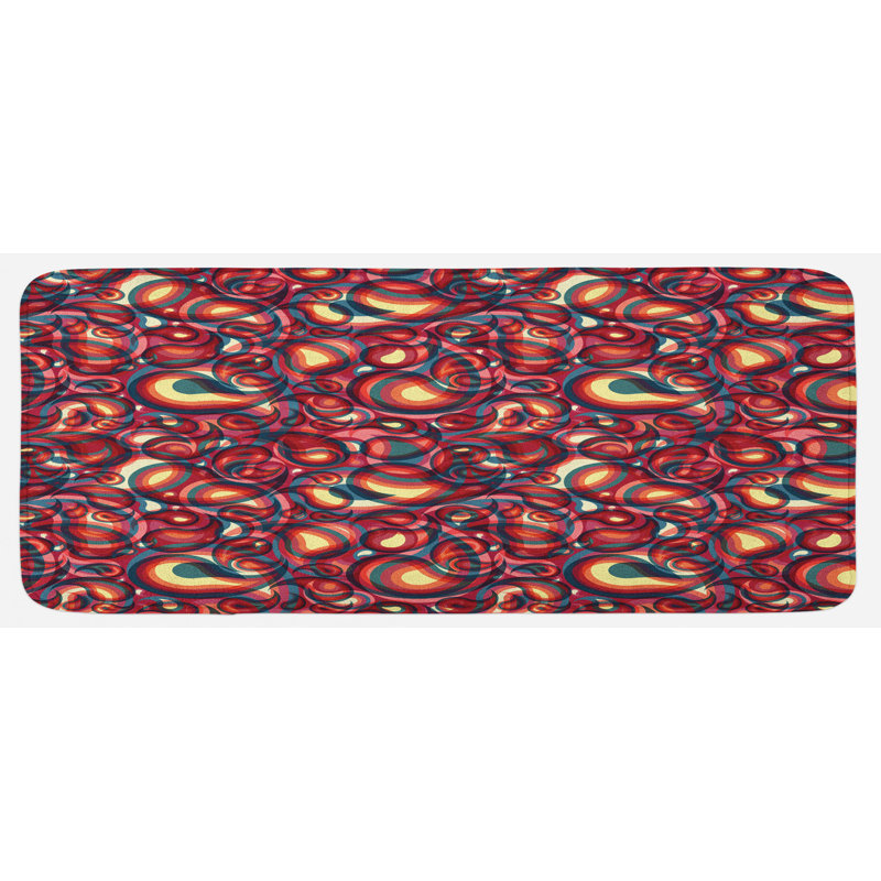 Modern & Contemporary Polyester Kitchen Mat