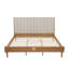 Lit en très grand lit en bois avec tête de lit tapissier de style piano, lit en bois avec cadre de lit renforcé-1076639706