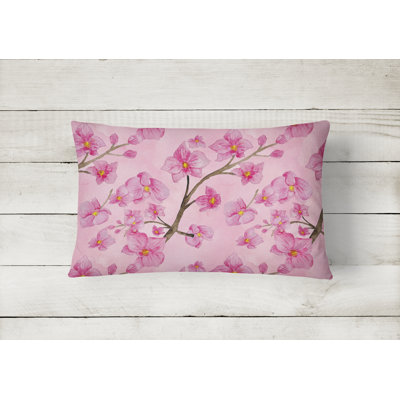 Floral Outdoor Throw Pillow