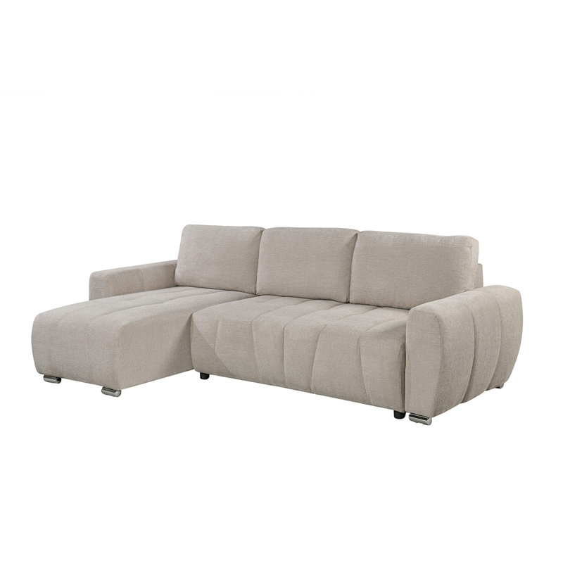 Charolyn 3 Seater Sofa Bed, Beige