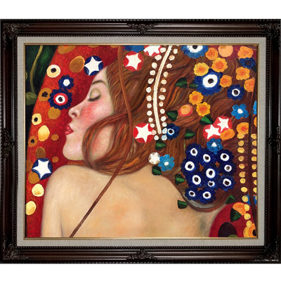 «Sea Serpents IV» par Gustav Klimt, peinture encadrée