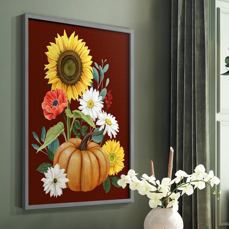 «Beautiful Fall II», reproduction encadrée - bois massif, Gris, H 10 po x l 8 po