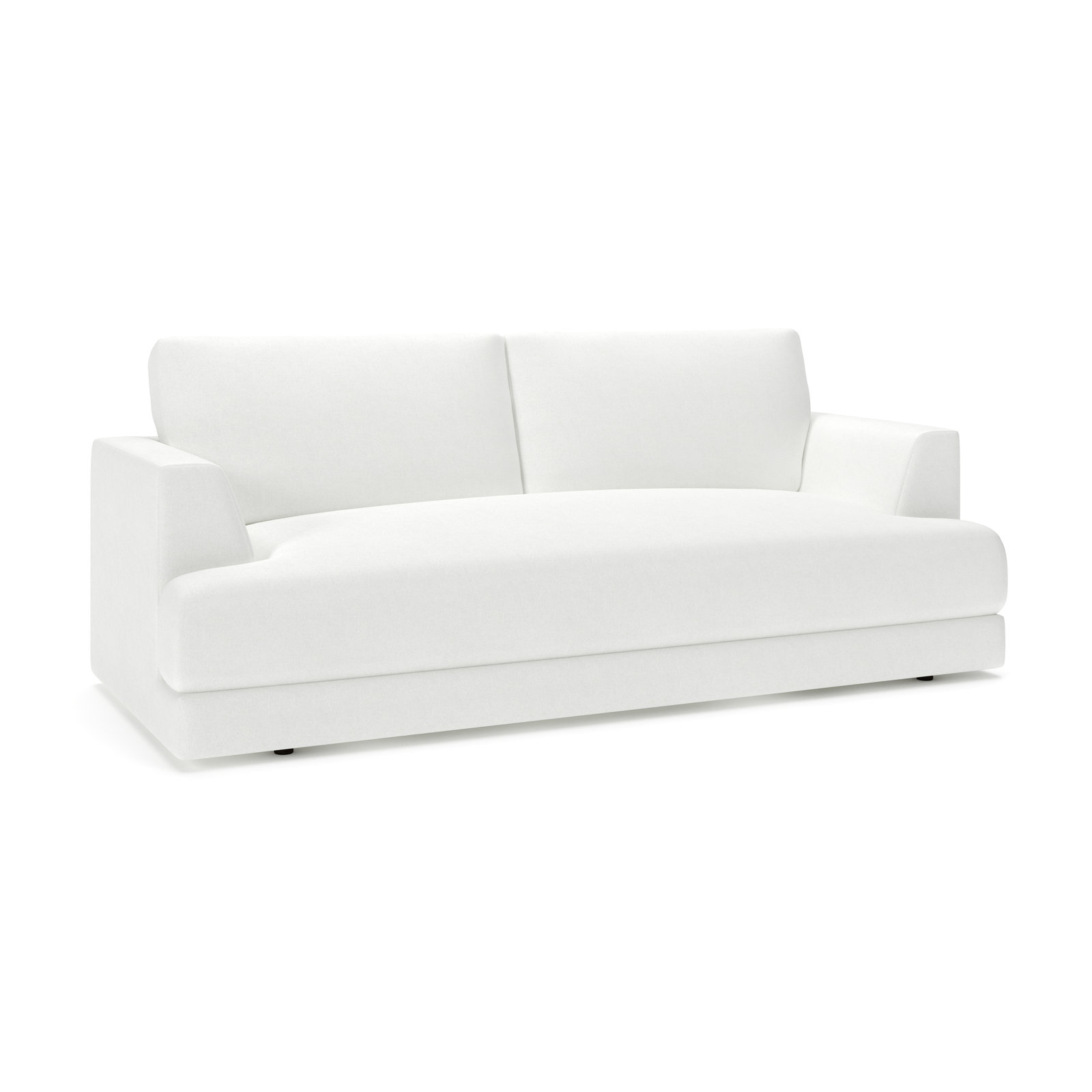 Laguna 96'' Sofa, John Flour Performance Linen Blend