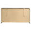Commode 6 tiroirs Clapp blanc ultrabrillant