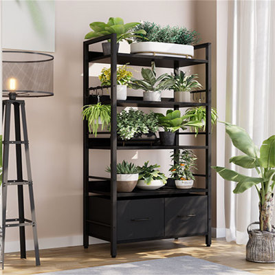 154cm H x 30cm W Metal Bookcase