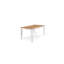 Daja Extendable Oak Metal Base Dining Table-72513393-72513392