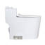 Toilette allongée à hauteur confortable Yingze, 10 po, double chasse, fermeture douce, blanc