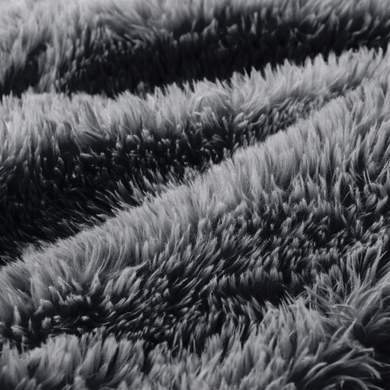 Tissu moelleux Aviana - gris foncé, Gris foncé, Gris foncé