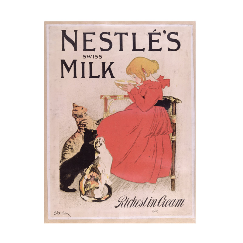 Art sur toile Theophile, Alexander Steinlen, H 19 po x l 14 po