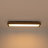 1 - Light Rectangle LED Semi Flush Mount