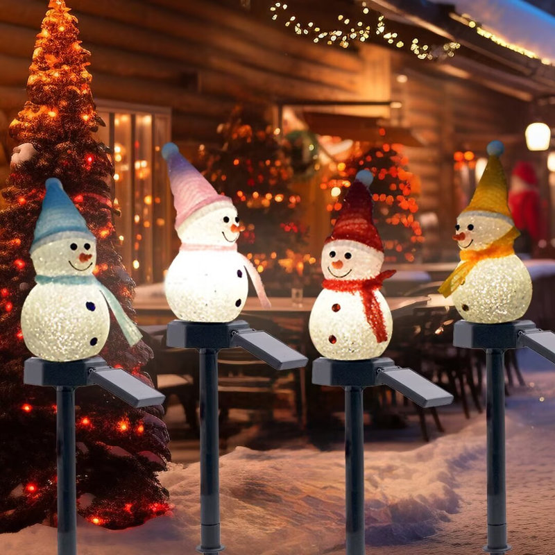 Lumières de paysage solaires imperméables décoratives solaires pour Noël, Multicolore