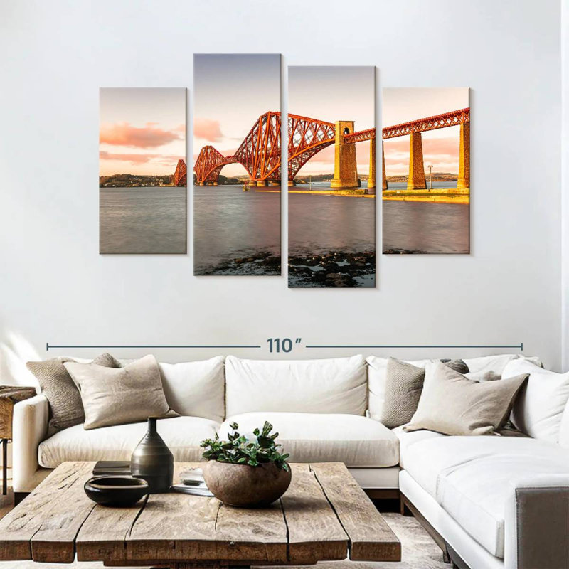 Lilie Forth Railway Bridge, 54" H x 84" W