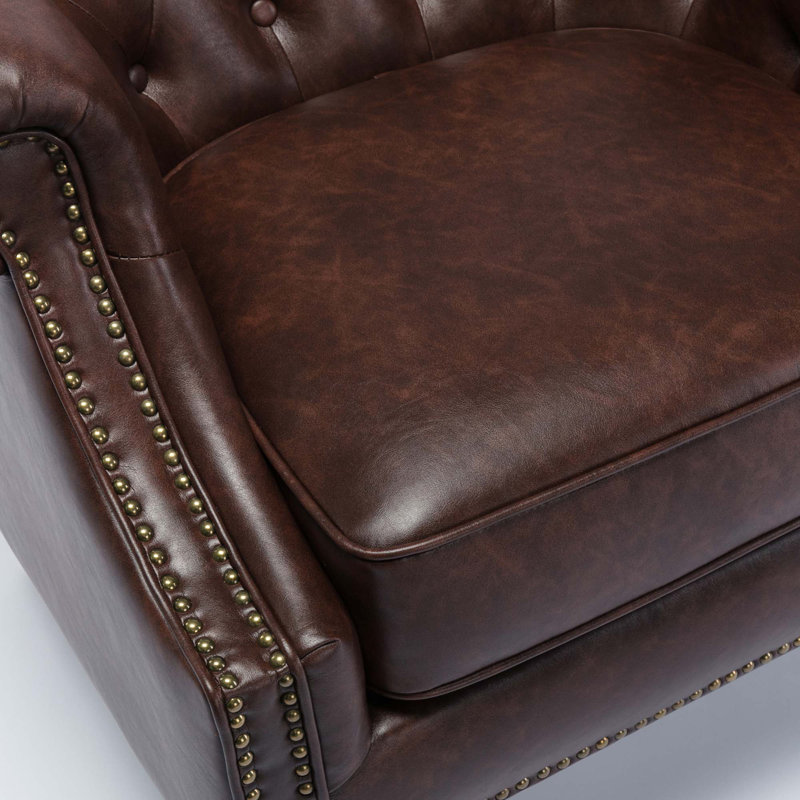 Button Tufted Accent Chair