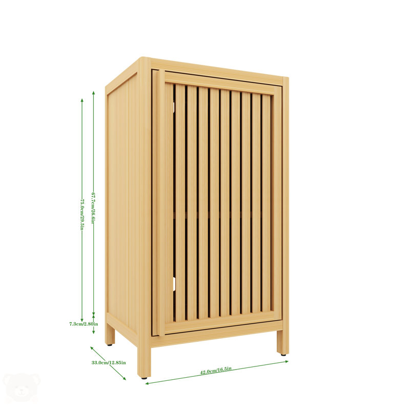 Bathroom Bamboo Storage Cabinet