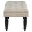 Marsha 52-inch Upholstered Entryway Accent Bench Latte