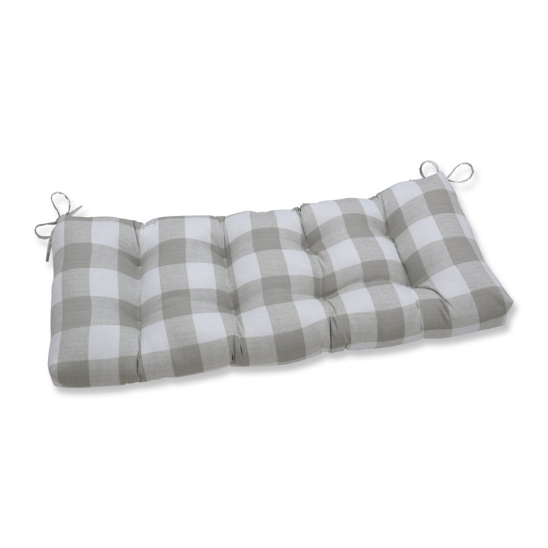 Coussin de siège intérieur / extérieur Lylah, Noir, L 48 po