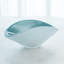 Pinched Cased Glass Bowl-Azure-Lg