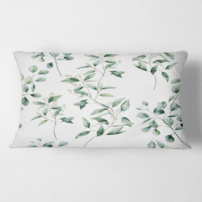 Eucalyptus Branches IV Rectangular Pillow Cover & Insert