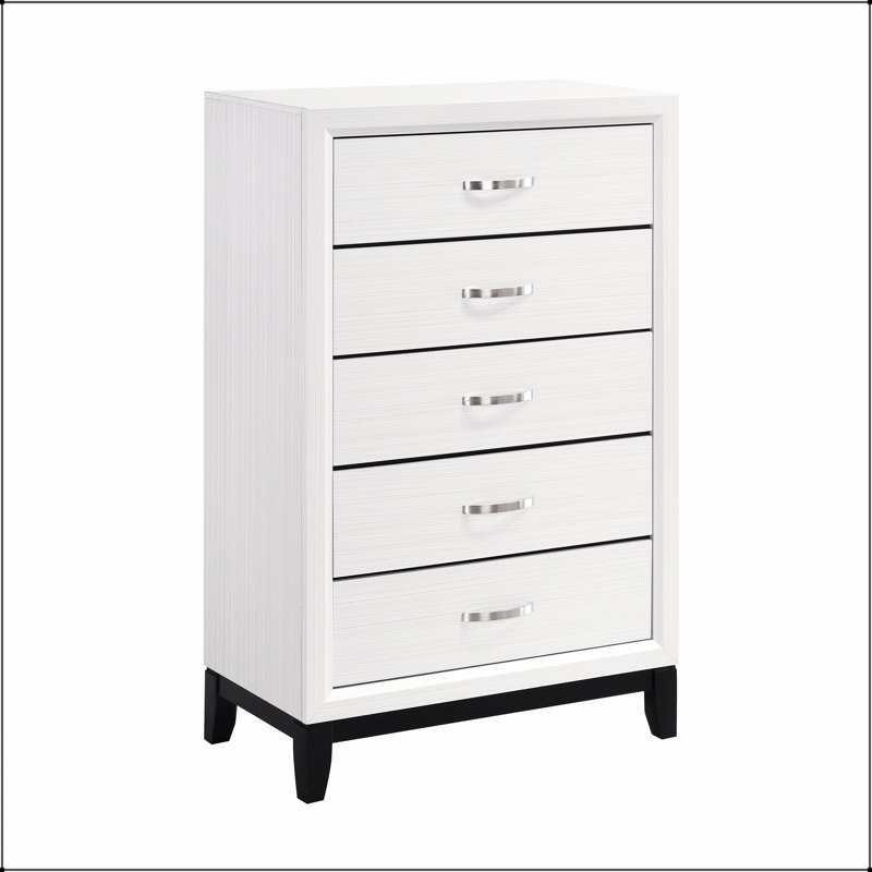 Commode de rangement 5 tiroirs Modern Contemporary
