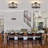 Glenisle 6 - Light Modern Metal Drum Semi Flush Mount Ceiling Light Fixture For Dinning Room Living Room Bedroom Hallway Entryway Kitchen