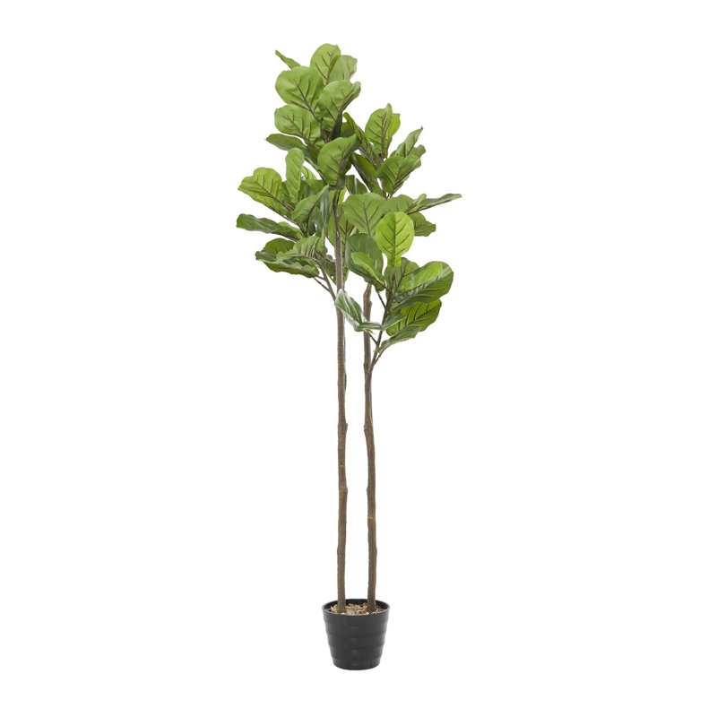 70'' Faux Fiddle Leaf Tree in Pot