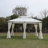 13X10FT Gazebo, For Outdoor Use With Double Vented Roof & Curtains (BEIGE)-123219071