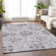 Premium Machine Washable Prisco Lavender Rug