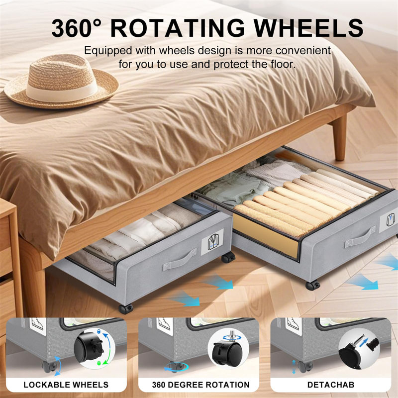Rebrilliant Fabric Underbed Storage