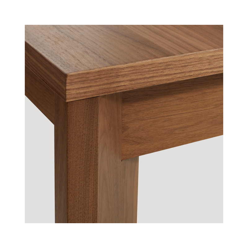 Moreover Solid Wood Dining Table, Walnut, 37" W x 84" L