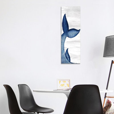 «Whale Tails I» par Ann Bailey, reproduction d'art graphique sur toile