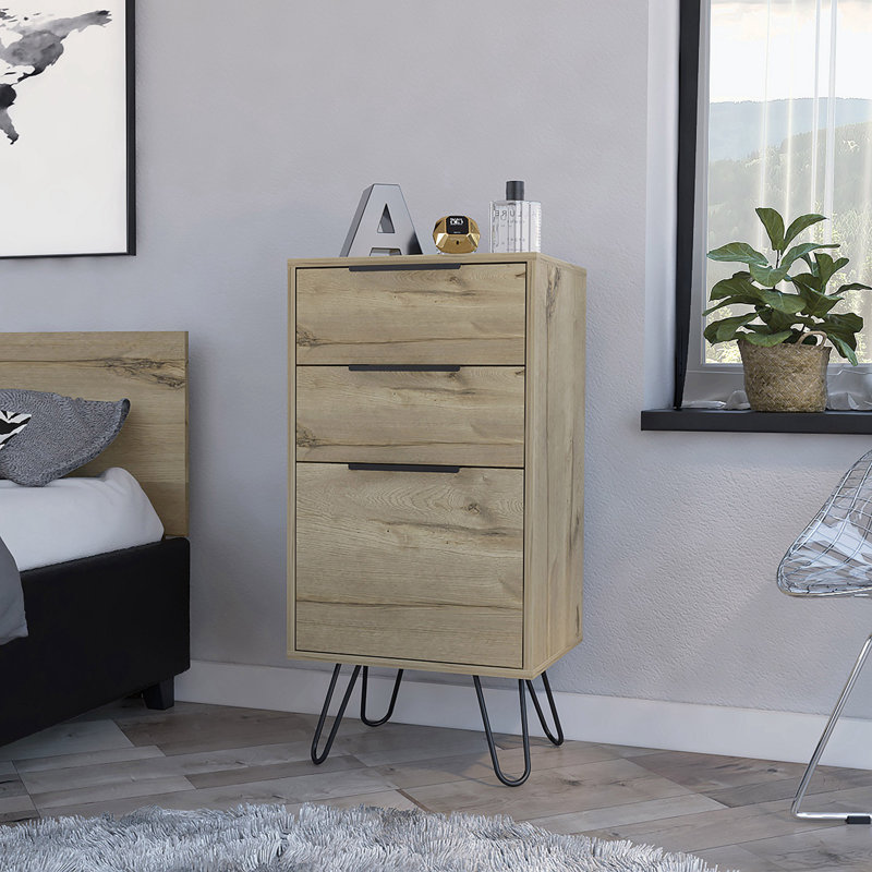 Mariario 17.75'' W 3 - Drawer Dresser
