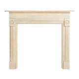 Antique French Vintage Wooden Fireplace Mantel
