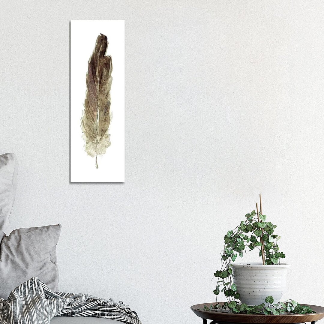 Soft Feather I von Sally Swatland - Panoramaleinwand auf Leinwand Giclée auf Leinwand