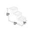 Escalier facile pour animaux 3 marches-129511251