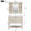 Meuble-lavabo simple 36 po avec lavabo en céramique-2126974495