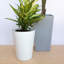 Pot à fleurs vertical carré intérieur / extérieur en plastique recyclé Finley-815854090-872180318