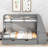 Evanghelina Bunk Bed with Trundle and Built-In Desk-1396658756