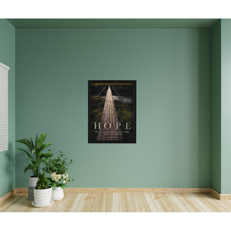 Art mural encadré «Lord Is Good To Ceux»