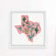 « Pink Texas »-impression de peinture encadrée sur papier-618840259