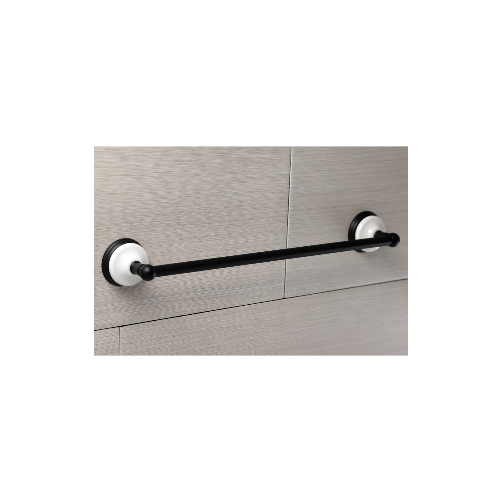 Kingston Brass Victorian 18-Inch Towel Bar, Matte Black