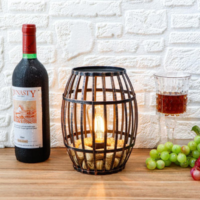 Metal Wine Cork Lamp