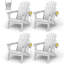 Ensemble de 4 chaises Adirondack pliantes-1050472182
