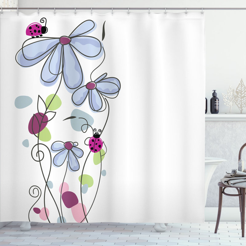 Ensemble de rideau de douche Kids, 69"H x 75"W, Mauve Taupe